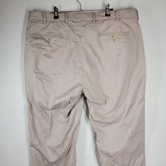 Peter Millar Pants Mens 40x26 Beige Chinos Straight Leg Business Casual Trousers - Picture 8 of 12